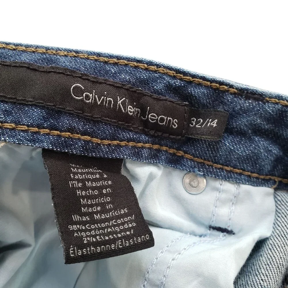 Vintage Calvin Klein Womens Jeans size 14 inseam 32 RN 36009 waist - Picture 8 of 12